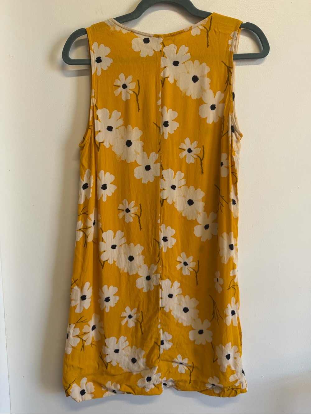 Madewell Yellow Floral Sleeveless Dress Size S - Picture 4 of 6